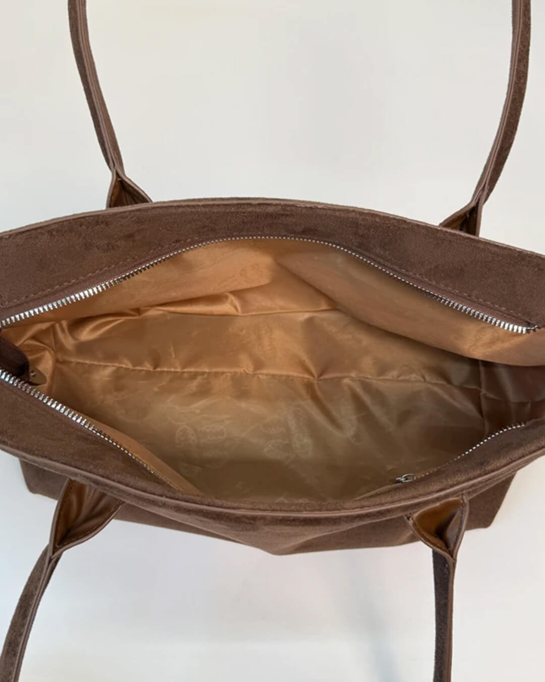 SOERA Claudine Faux Suede Shoulder Bag - for image editing - Handbags - 1005010148488406-;lR1775590141467542924 Coffee One Size