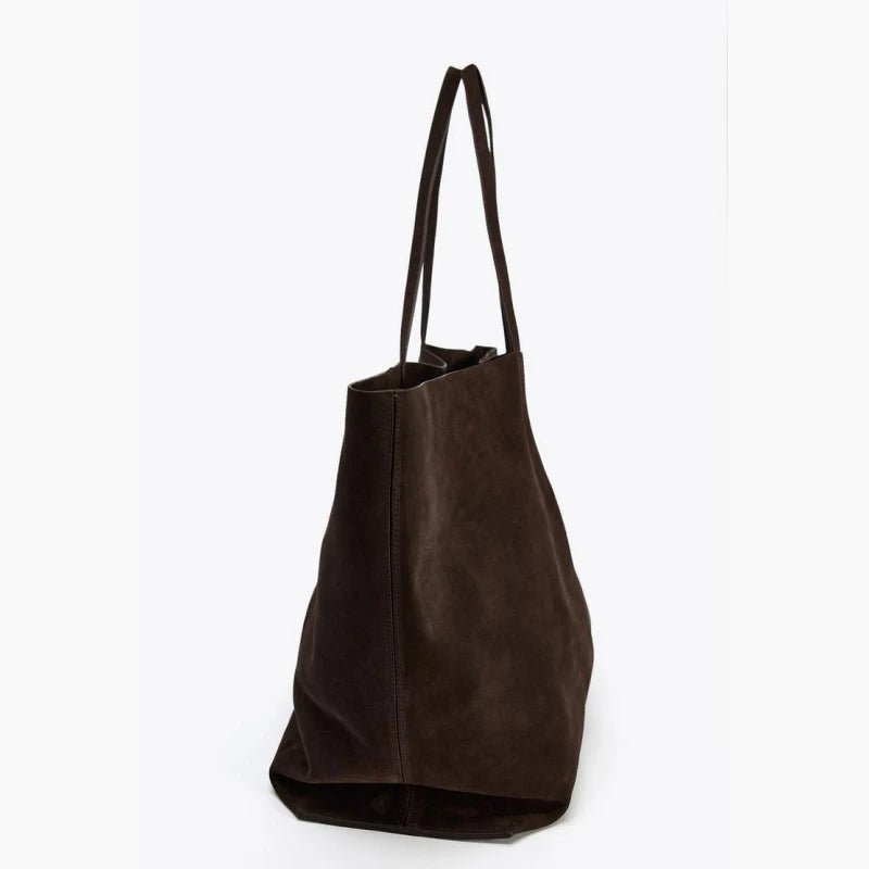SOERA Cynthia Large Suede Tote Bag - Handbags - 3256809788164235-;Sd1763048698109734366 Khaki