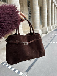 Dalila Faux Suede Bag