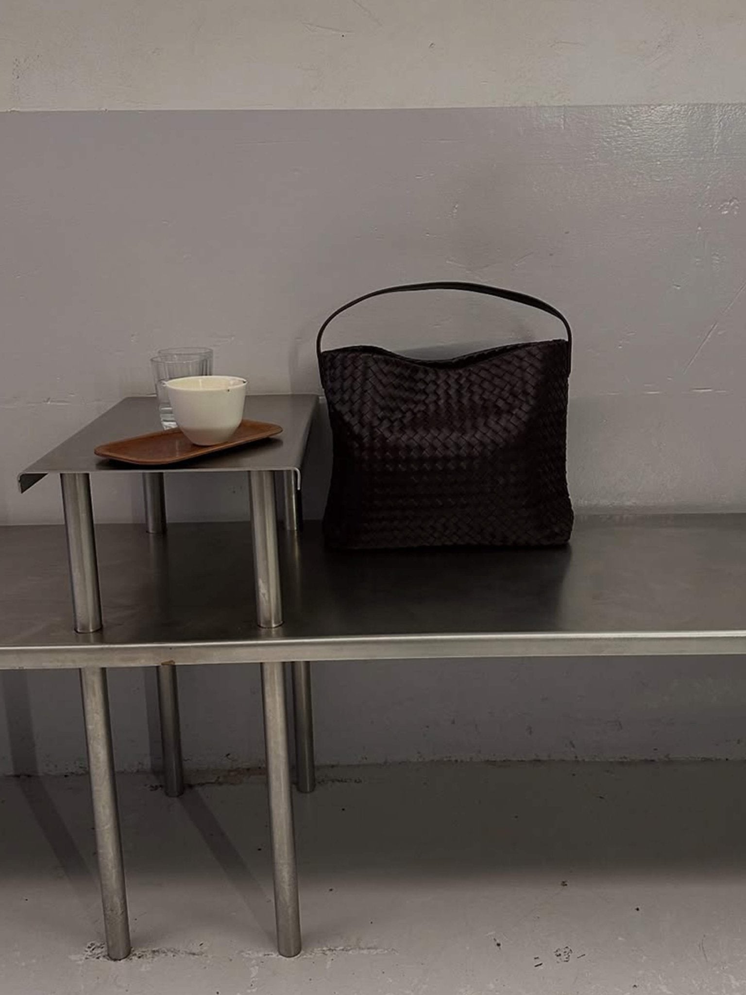 SOERA Margaret Woven Tote Bag - Handbags - Soera-Margaret-Woven-Tote-Bag-Handbag/Burgundy Burgundy Regular