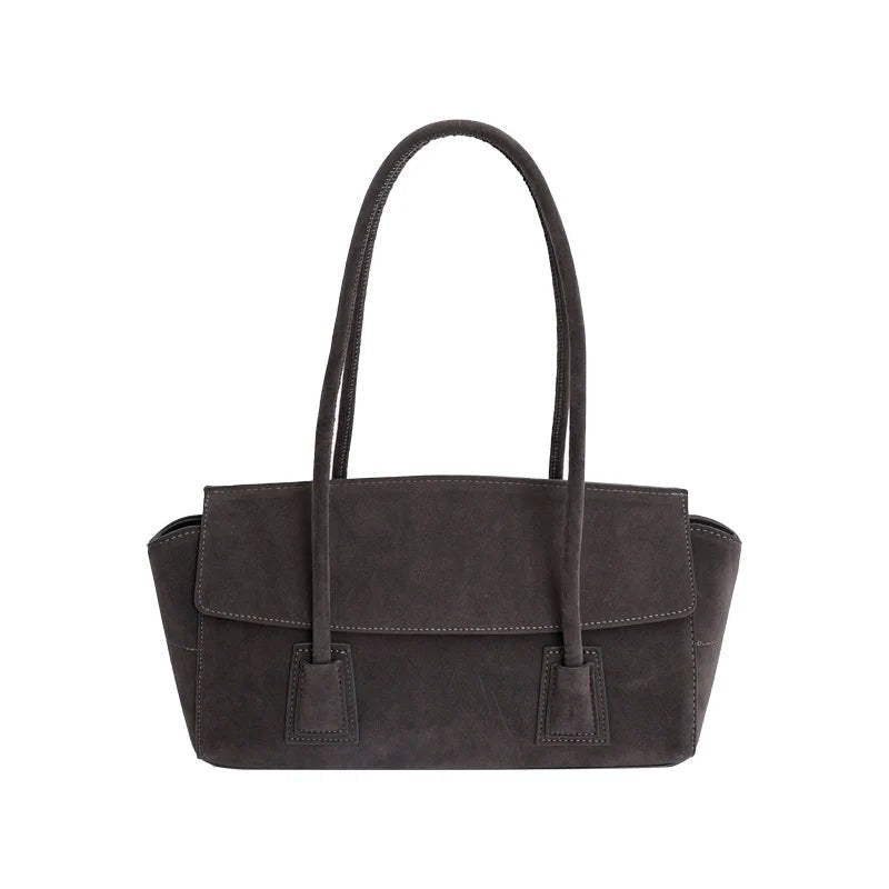 SOERA Yara Sequined Faux Suede Tote Bag - Handbags -  Brown