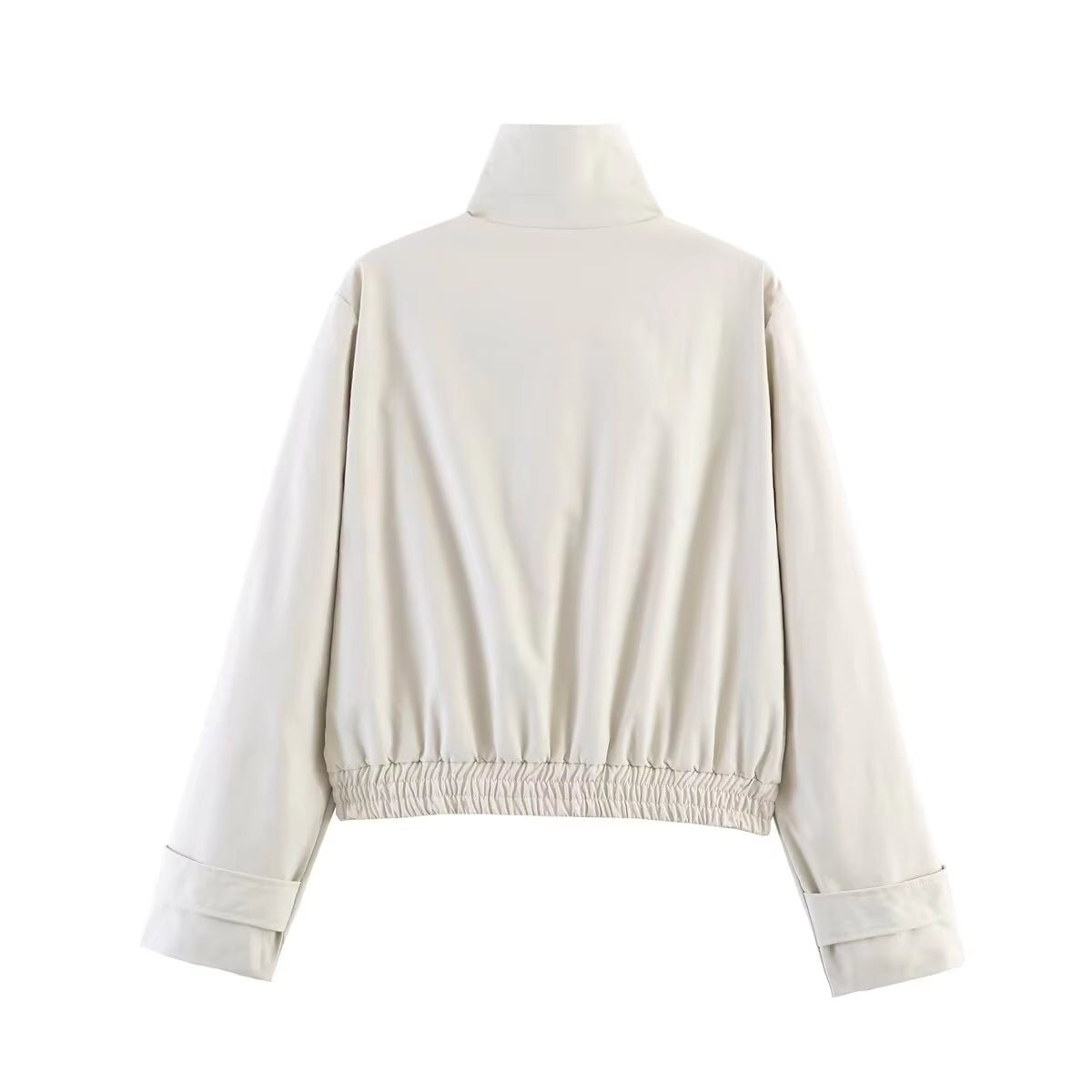 SOERA Carmen Cropped Bomber Jacket - Jacket -  Beige L