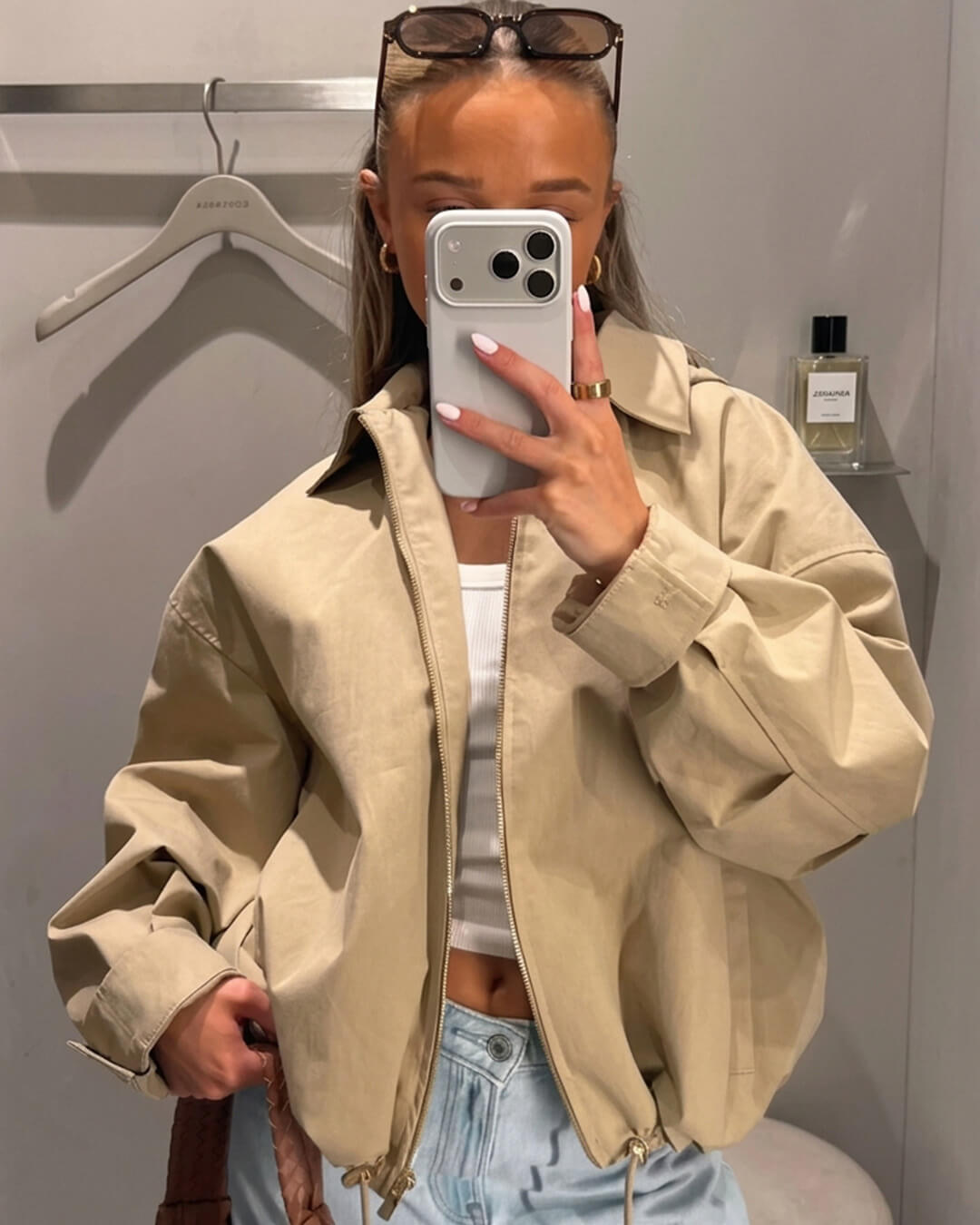SOERA Julia Hooded Zip Jacket - Jacket - SOERA-372099-KHA-L-11331 Beige L