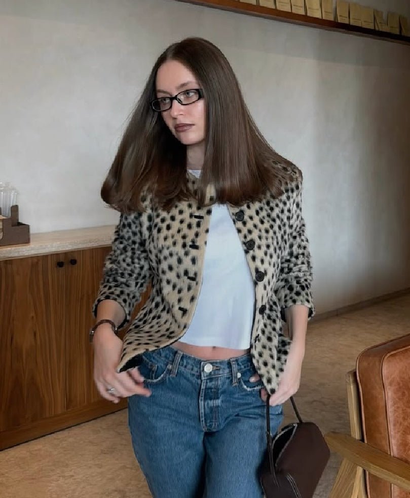 SOERA Lily Leopard Faux Fur Cropped Jacket - Jacket - SOERA-153539-PIC-S-02051 S