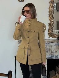 Rebecca Tailored Stand Collar Jacket
