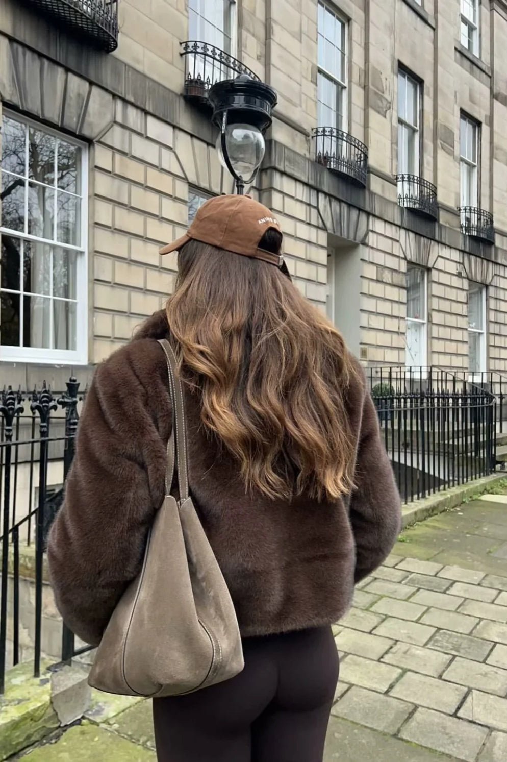 SOERA Abby Short Faux Fur Collared Coat - Jackets - Qk1763087940440141947 Dark Brown S