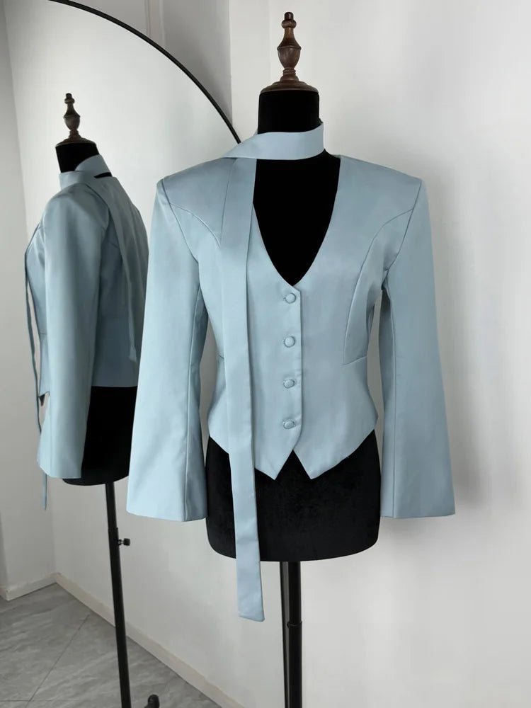 SOERA Angelina Blazer - Jackets - 1005010034759358-;SP1774012026331511617 White L