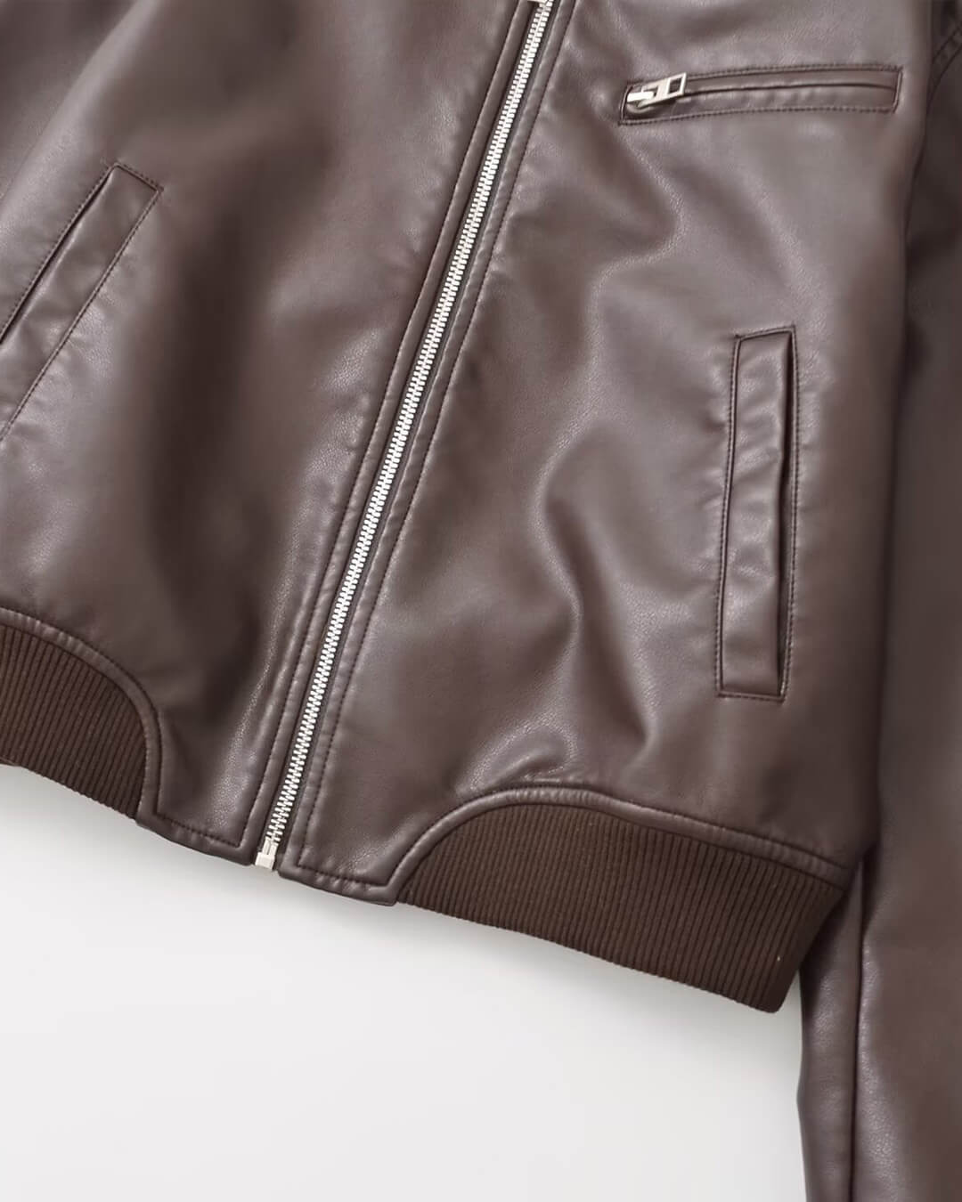 SOERA Arabella Faux Leather Bomber Jacket - Jackets - 1005008920972081-;LG1775552729057486289 S