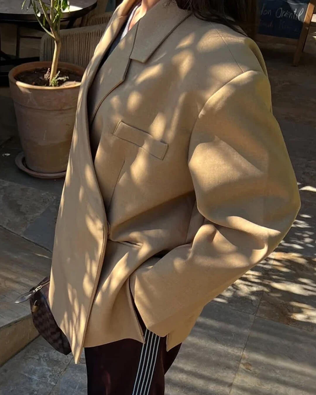 SOERA Brittany One - Button Lapel Blazer - Jackets - 1005009535153327-;sN1775063642612677869 Beige M