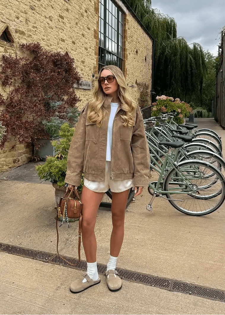 SOERA Charice High - Neck Suede Jacket - Jackets - wM1774004001183238690 Sand XS