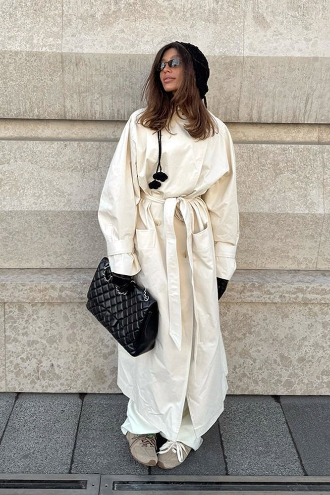 SOERA Danielle Belted Trench Coat - Jackets - mh1775436808317627300 White S