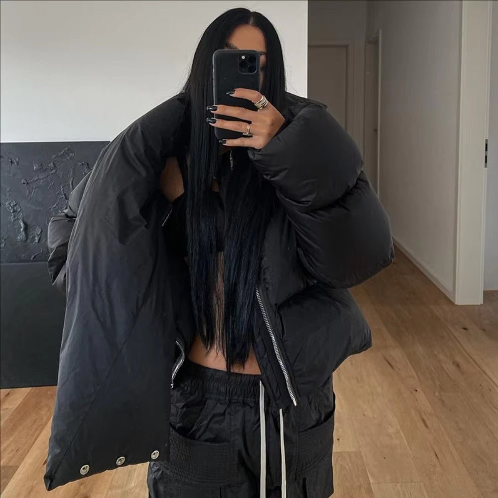 SOERA Donna Funnel Neck Puffer Jacket - Jackets - FV1762345864137534197 Black S