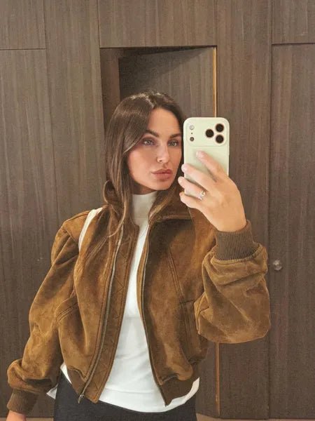 SOERA Heather faux Suede Jacket - Jackets - 1005011678966374-;GL1770793334302657688 L