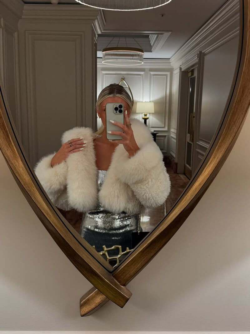 SOERA Henna Faux Fur Jacket - jackets -  White L