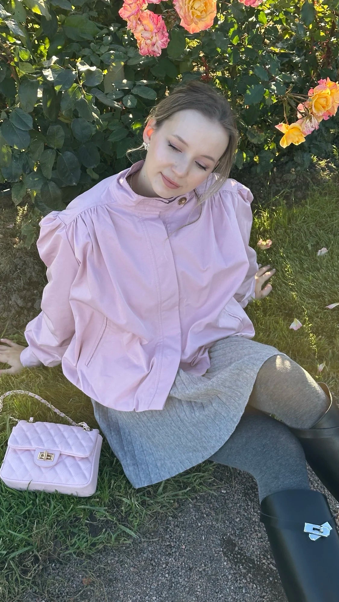 SOERA Jenna Loose Fit Pleated Jacket - Jackets - 1005009529250279-;eo1775118758912936430 Pink L