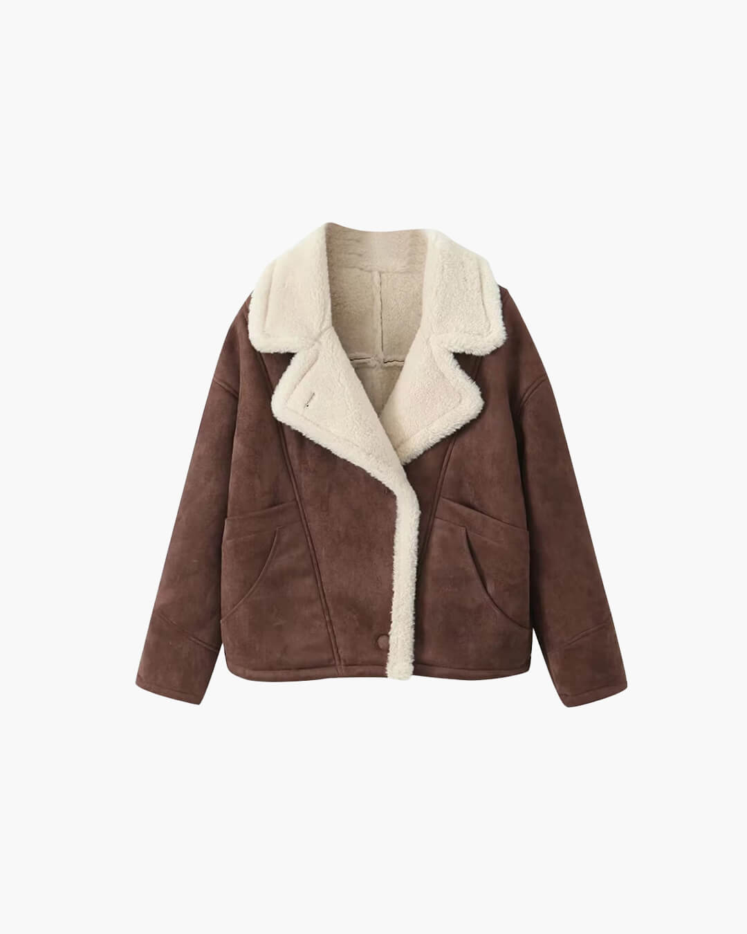 SOERA Leona Faux Leather Jacket - Jackets - kG1763304746539524402 Brown XL