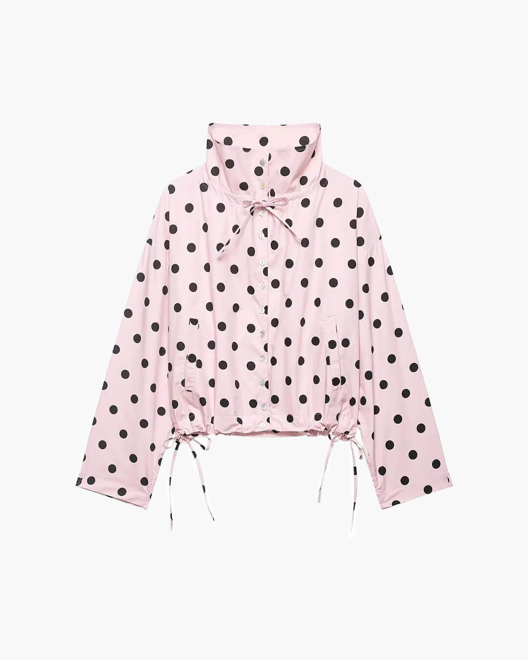 SOERA Margaret Drawstring Polka Dot Jacket - Jackets - 1005011804025733-;iG1774621566499924740 M
