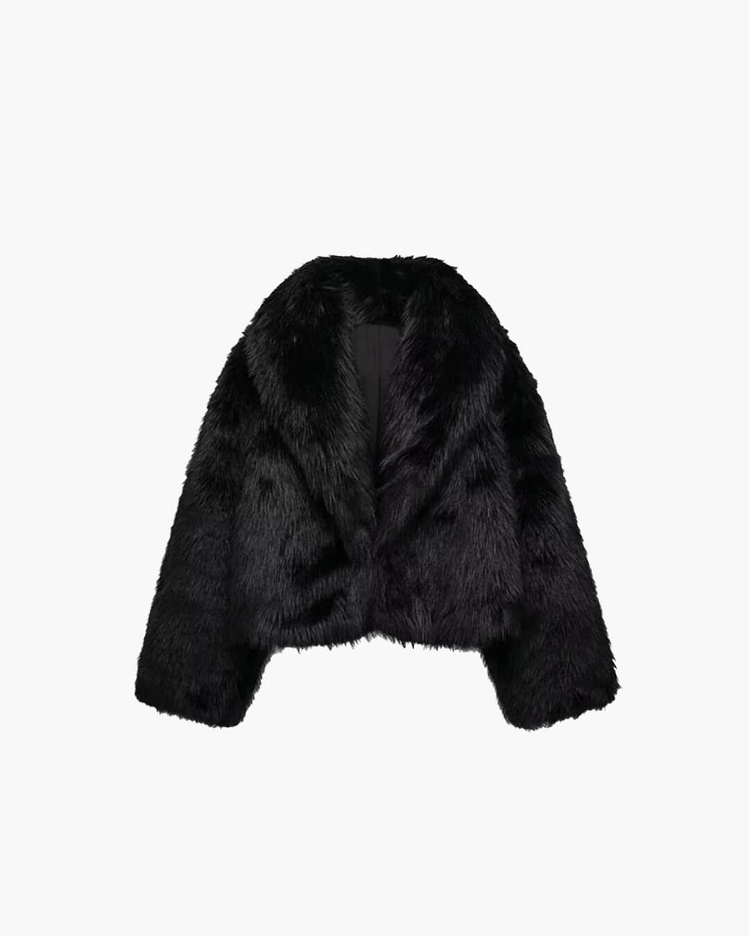 SOERA Maris Cropped Faux Fur Coat - Jackets - hG1765197968552044679 L