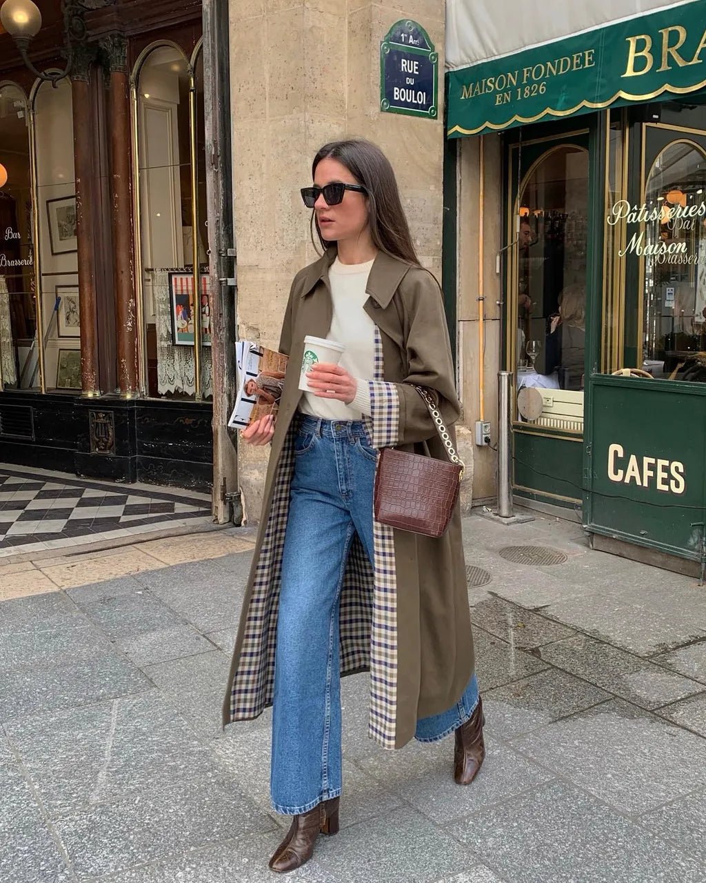 SOERA Mavy Long Button Trench Coat - Jackets - 1005009528627687-;nK1775437643076871034 Green S