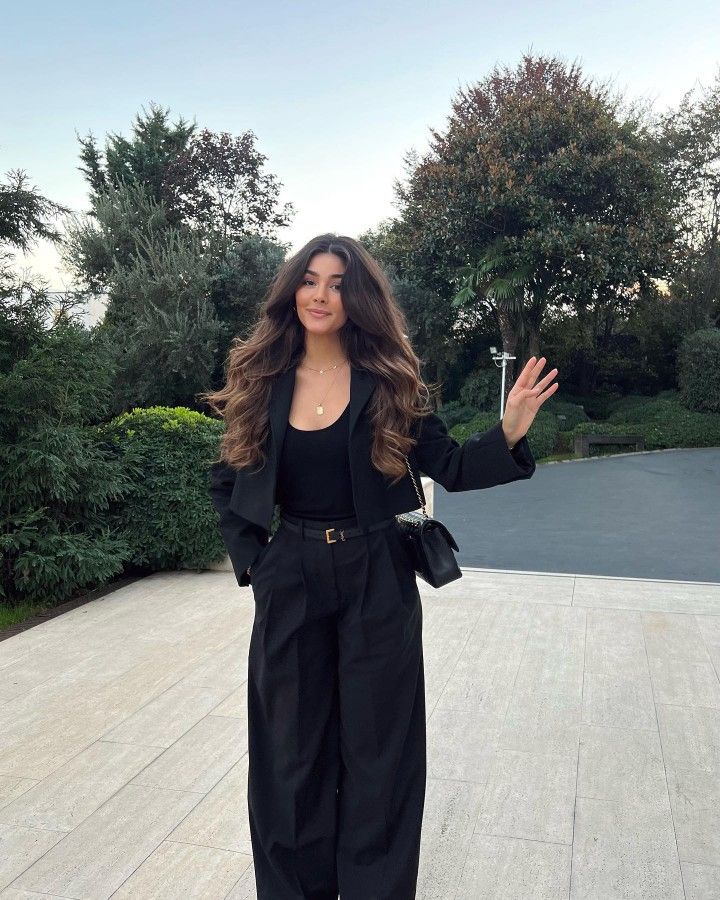 SOERA Olga Padded Cropped Suit Jacket - Jackets - 1005010749500479-;pe1774012026652326058 Black S