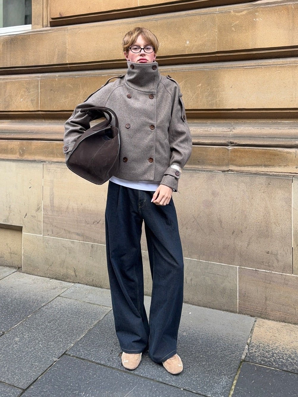 SOERA Rhea Stand Collar Breasted Coat - Jackets - Ew1766362638978762104 L