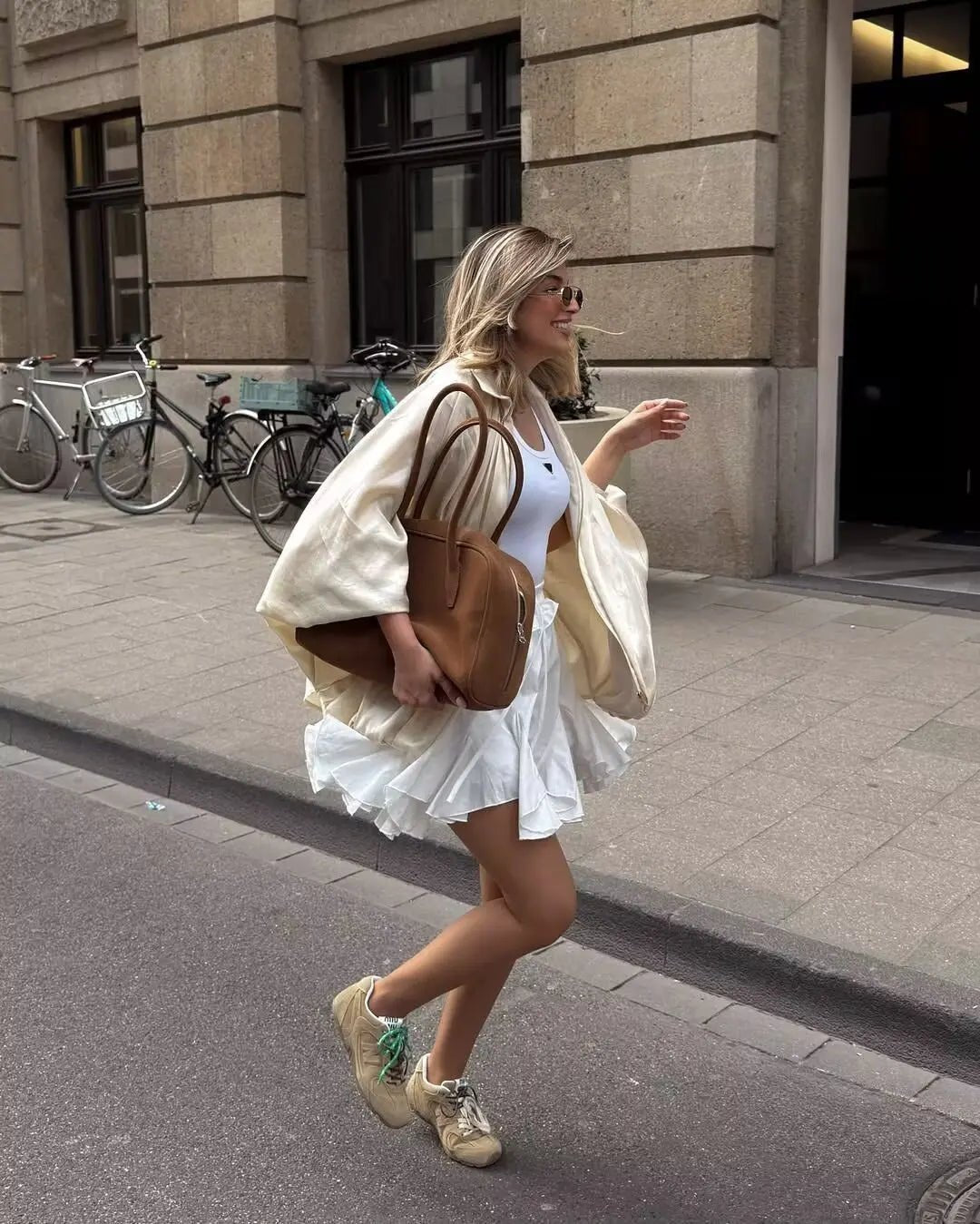 SOERA Ritchel Zip Up Pleated Jacket - Jackets - 1005010607183835-;BZ1774012030729334758 Beige S