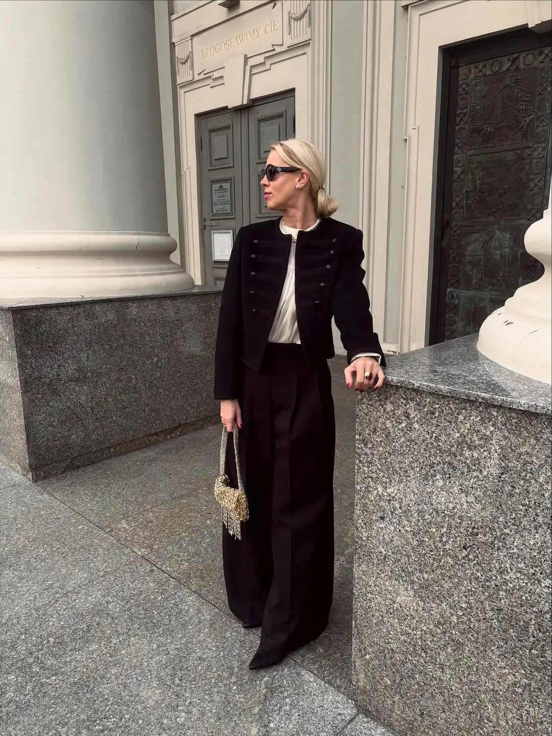 SOERA Sheila Black Napoleon Jacket - Jackets - 1005010793303711-;vR1770053333499215539 L