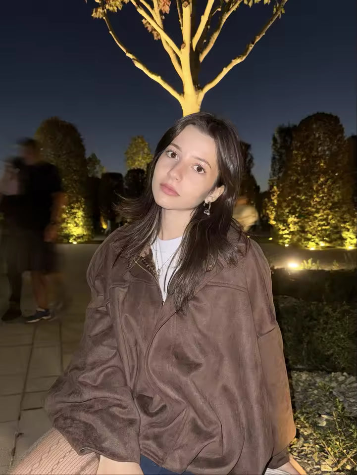 Lara Suede Bomber Jacket