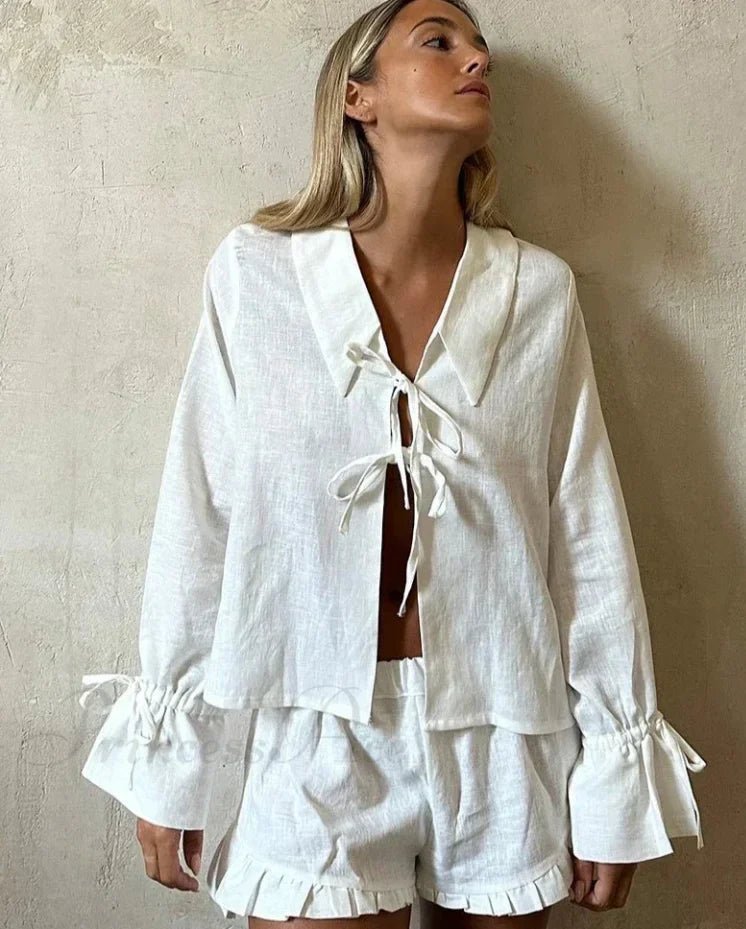 Adina Ensemble deux pièces en coton stylé