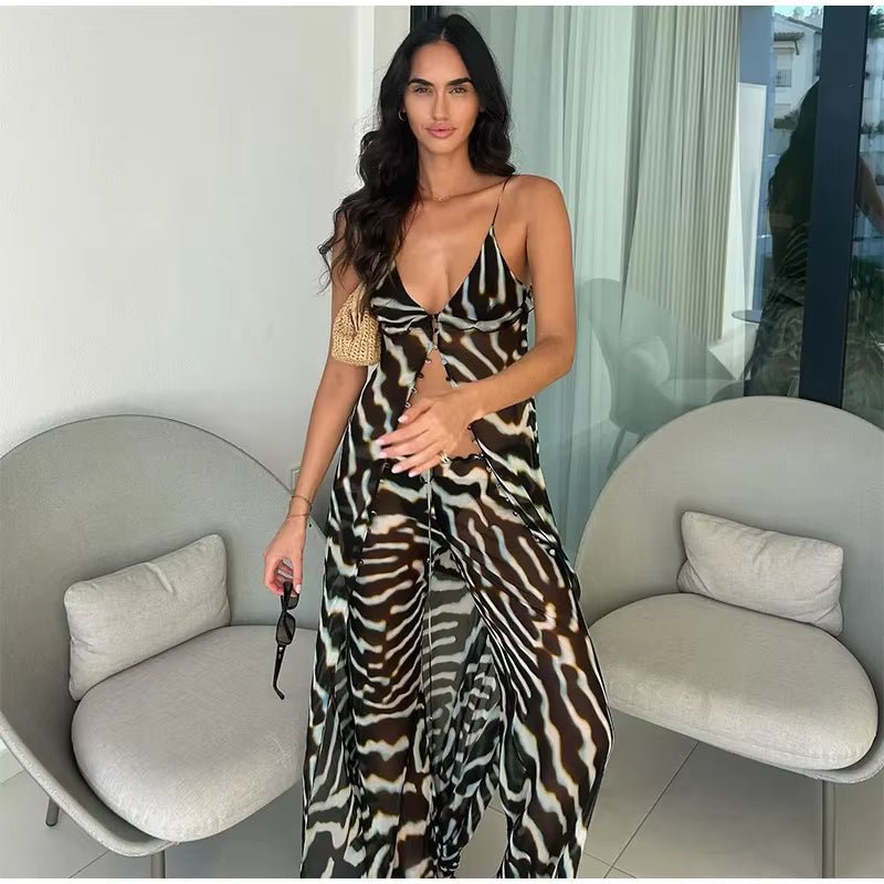 Tunique Bianca zèbre et ensemble pantalon