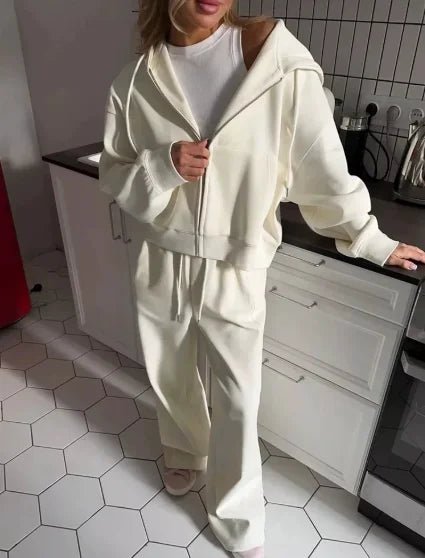 SOERA Cecilia Oversized Hoodie Track 2 Piece Set - Matching Sets - 1005009714209042-;oQ1769414230101360467 Yellow S