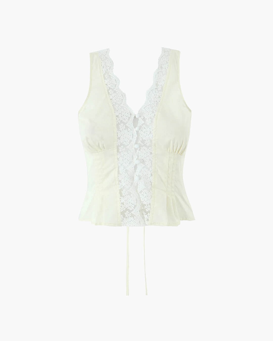 SOERA Klarissa Lace Trim Mini Skirt Set - Matching Sets - 1005008934870834-;NC1771582049197024306 Top Yellow