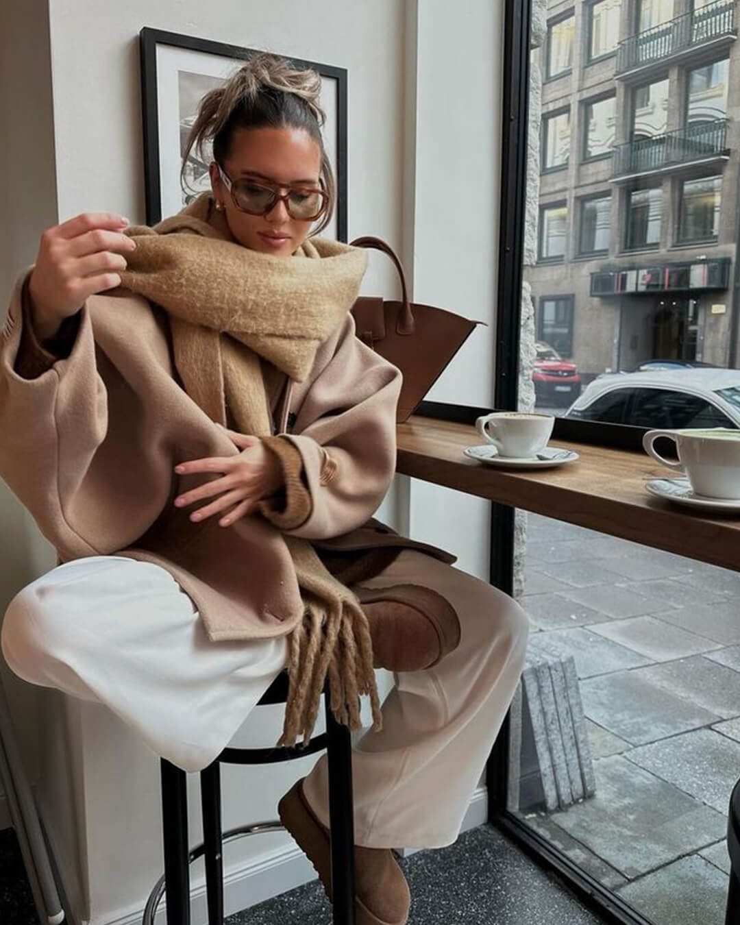 SOERA Tanya Tasseled Winter Scarf - Scarf - 1005009466241802-;DF1764703454510792497 Green