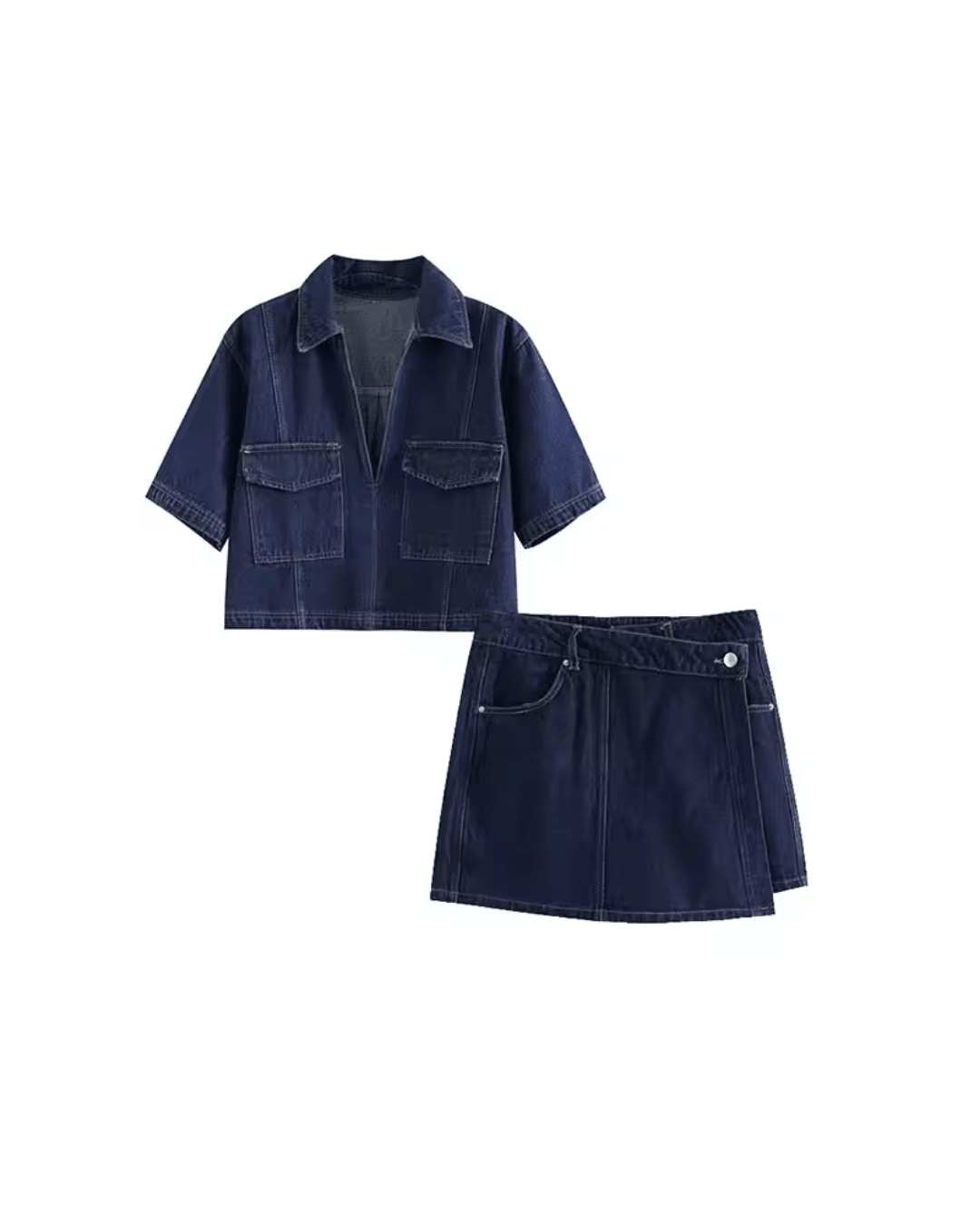 SOERA Leslie Cropped Top & Skorts Set - Set -  Top S