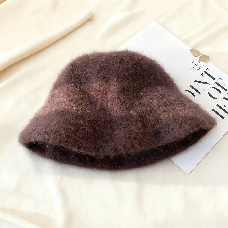 SOERA Kyla Fuzzy Bucket Hat - Winter Hats - 3256809928680127-;ww1764102178339560780 Brown