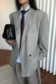 Akira Structured Shoulder Blazer